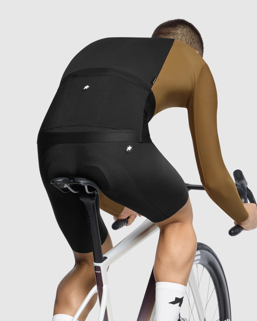 Fietsshirt ASSOS EQUIPE R SPRING FALL S11 Lange Mouwen Jupiter Gold