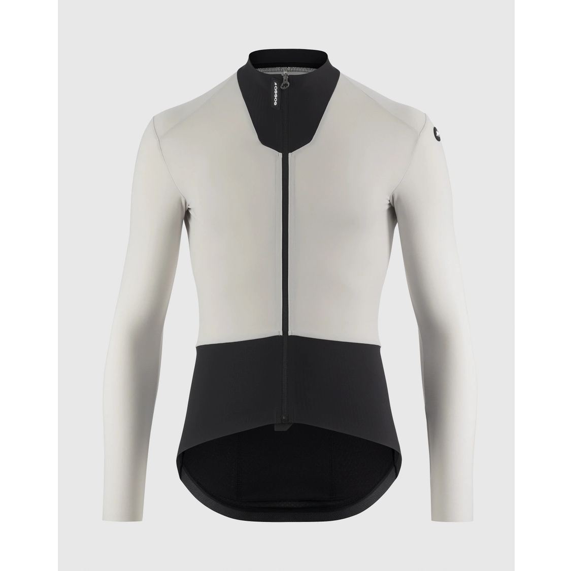 Wielershirt ASSOS EQUIPE R SPRING FALL S11 Lange Mouwen Wit