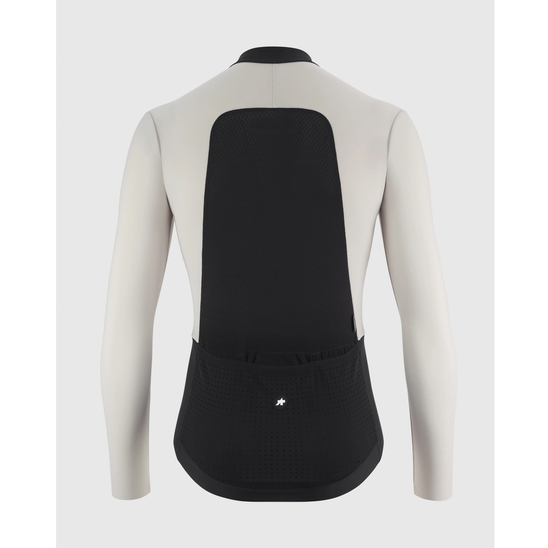 Wielershirt ASSOS EQUIPE R SPRING FALL S11 Lange Mouwen Wit