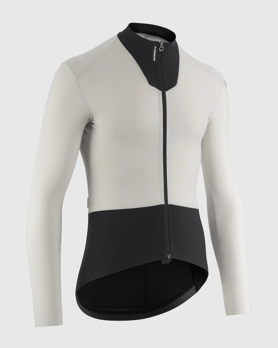 Wielershirt ASSOS EQUIPE R SPRING FALL S11 Lange Mouwen Wit