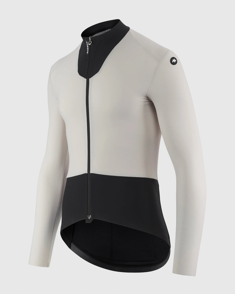 Wielershirt ASSOS EQUIPE R SPRING FALL S11 Lange Mouwen Wit