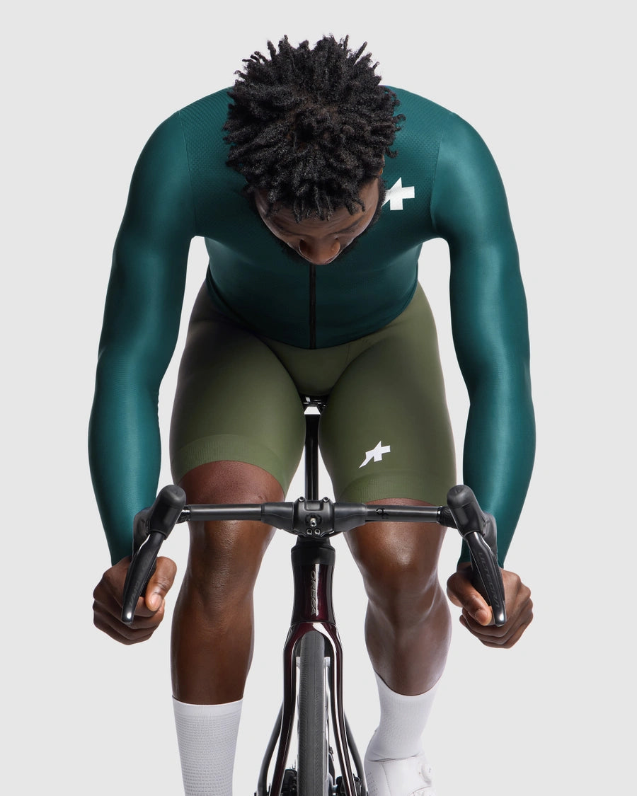 ASSOS MILLE GT S11 EVO lange mouwen Petrol Jersey