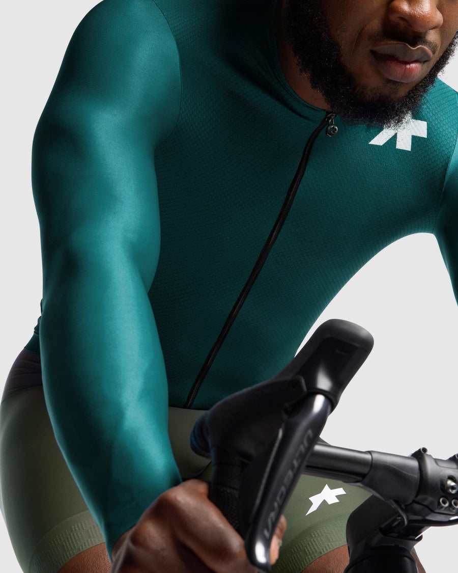 ASSOS MILLE GT S11 EVO lange mouwen Petrol Jersey