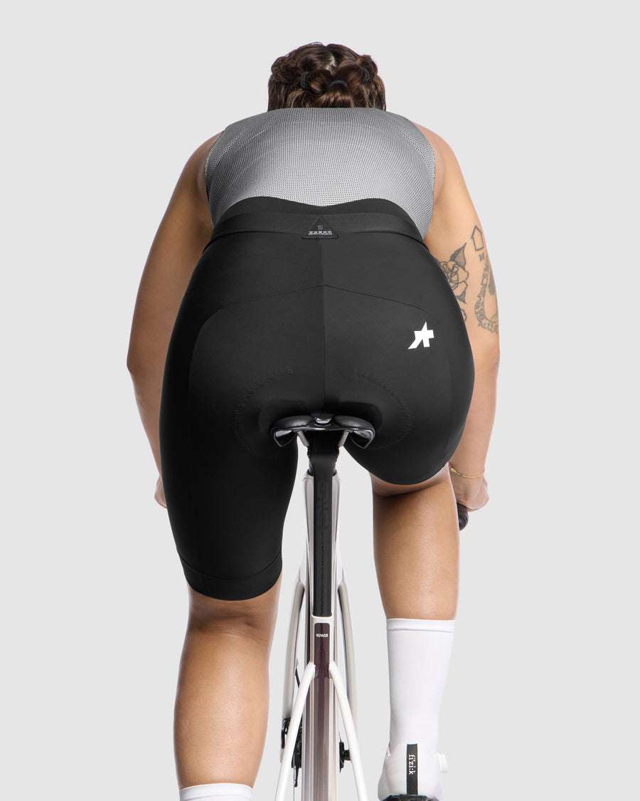 ASSOS UMA GT HALF S11 Lange dijlaarzen voor dames Zwart