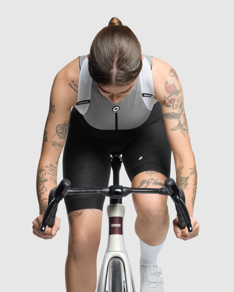 Korte Bretelsbroek ASSOS MILLE GT INDOOR S11 Dames Zwart