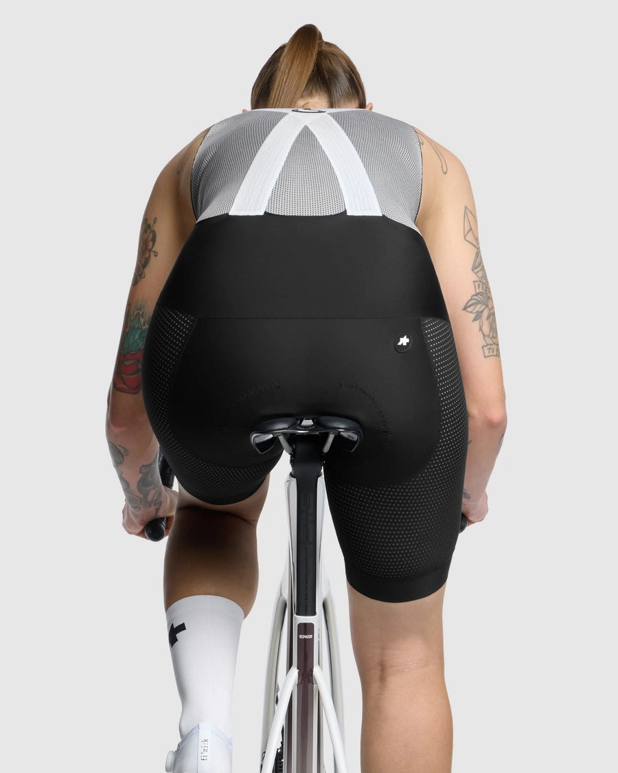 Korte Bretelsbroek ASSOS MILLE GT INDOOR S11 Dames Zwart