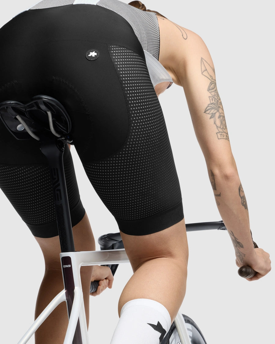 Korte Bretelsbroek ASSOS MILLE GT INDOOR S11 Dames Zwart