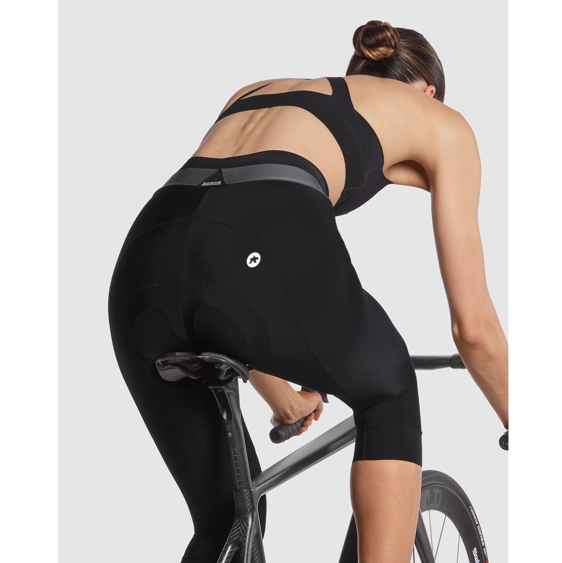 ASSOS UMA C2 Dames 3/4 Bibtights Zwart Serie
