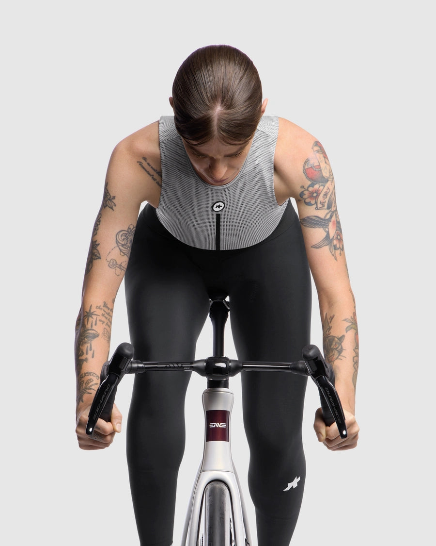 ASSOS UMA GT HALF S11 Lange dijlaarzen voor dames Zwart
