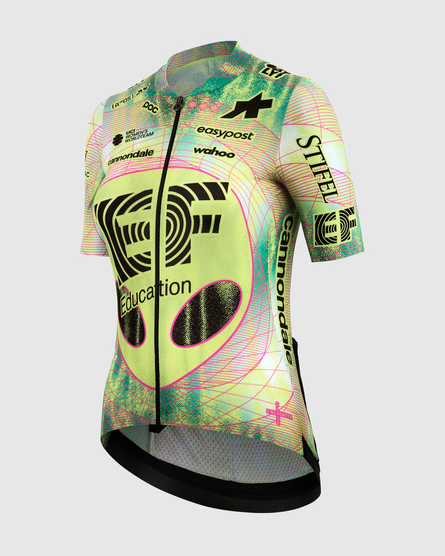 ASSOS UMA GT EDUCATION FIRST GIRO Jersey Korte Mouw Zwart/Geel
