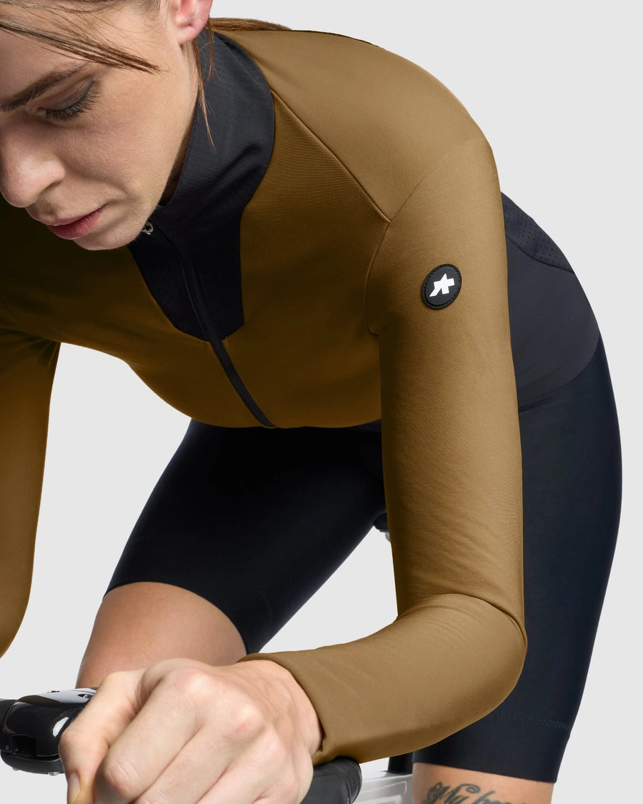 Shirt ASSOS DYORA R SPRING FALL S11 Lange Mouwen Dames Jupiter Gold