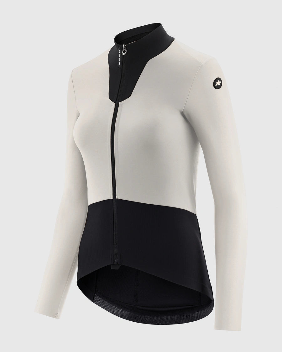Shirt ASSOS DYORA R SPRING FALL S11 Lange Mouwen Dames Wit