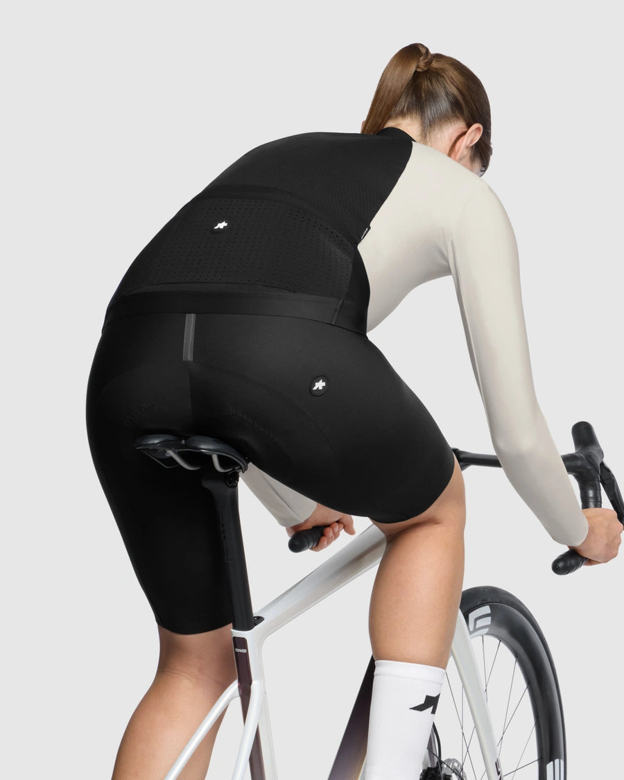 Shirt ASSOS DYORA R SPRING FALL S11 Lange Mouwen Dames Wit