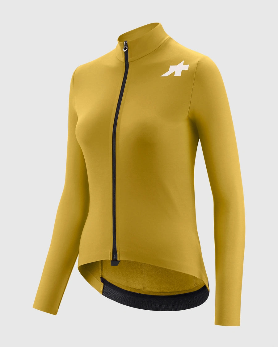 Fietsshirt ASSOS MILLE GT SPRING FALL S11 Lange Mouwen Dames Geel