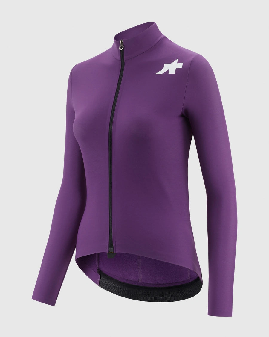 Shirt ASSOS MILLE GT SPRING FALL S11 Lange Mouwen Dames Paars