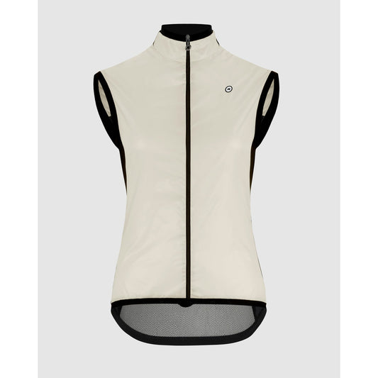 ASSOS UMA GT WIND C2 Mouwloos jack voor dames in beige