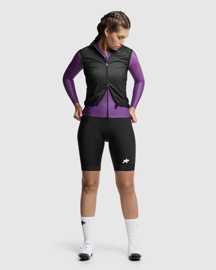ASSOS UMA GT WIND S11 Mouwloos jack zwart voor dames