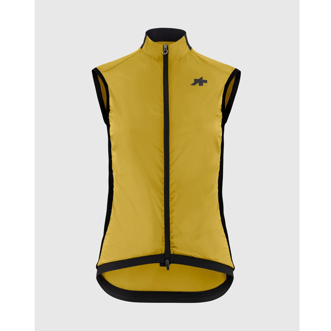 ASSOS UMA GT WIND S11 Goudgele mouwloze jas voor dames