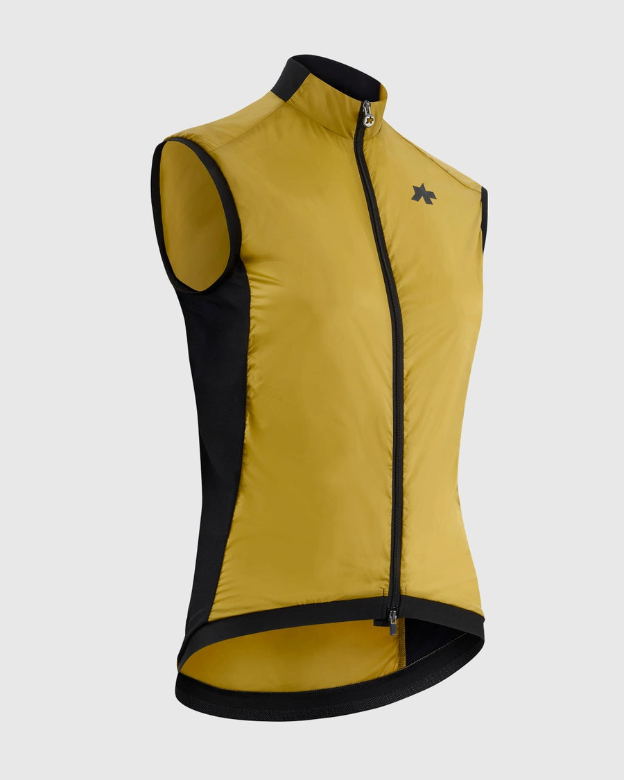 ASSOS UMA GT WIND S11 Goudgele mouwloze jas voor dames