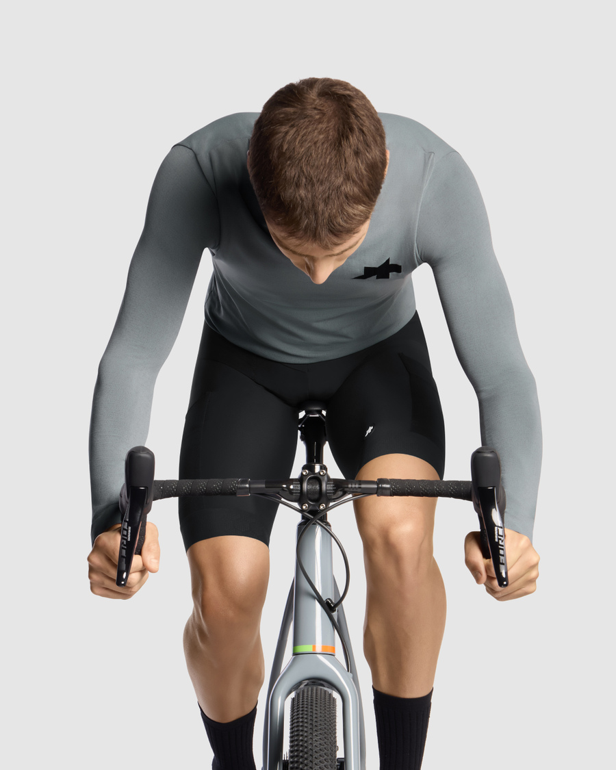 ASSOS TACTICA TECH T5 Lange Mouw Trui Grijs