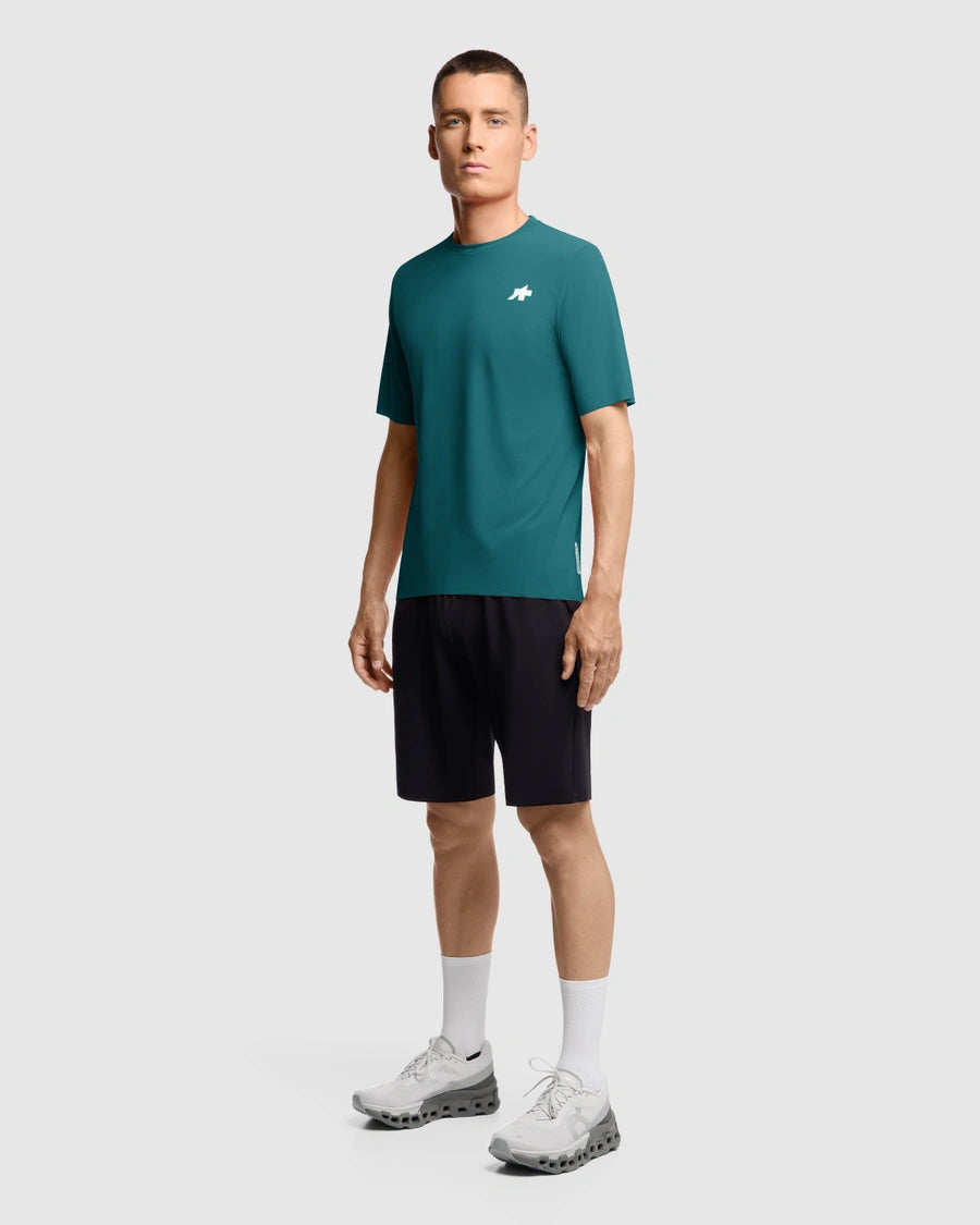 ASSOS TACTICA POST RIDE T5 Korte Mouw Trui Diep Benzine