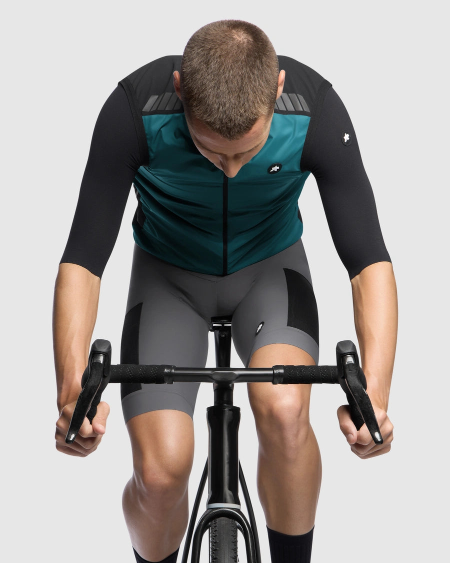 ASSOS TACTICA T5 Diep Petrol Mouwloos Jasje