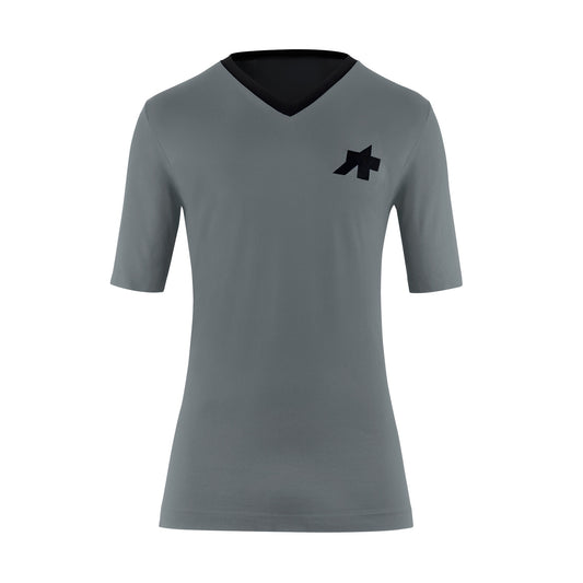 ASSOS TACTICA TECH T5-shirt met korte mouwen, grijs