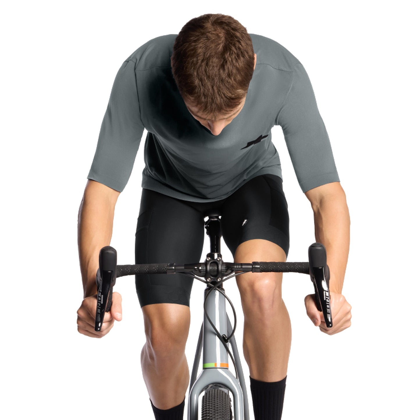 ASSOS TACTICA TECH T5-shirt met korte mouwen, grijs