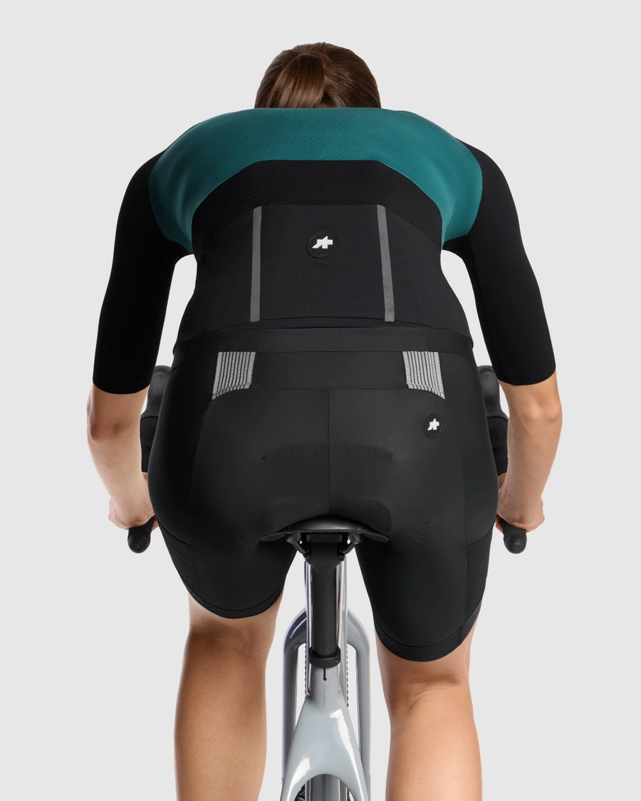 ASSOS TACTICA POST RIDE T5 Korte Mouw Jersey Dames Groen