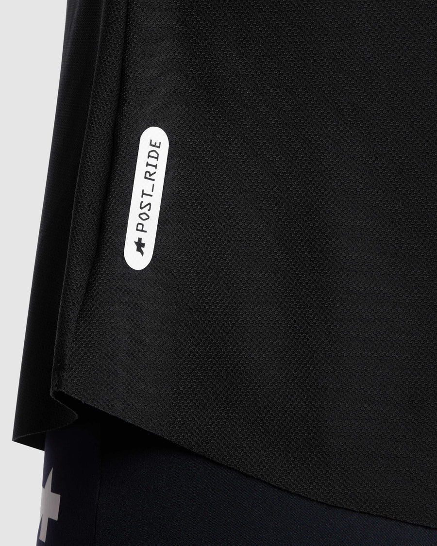ASSOS TACTICA POST RIDE T5 Korte Mouw Trui Dames Zwart
