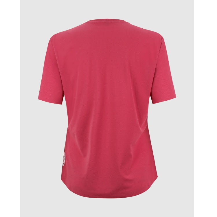 ASSOS TACTICA POST RIDE T5 Damestrui met korte mouwen Berry