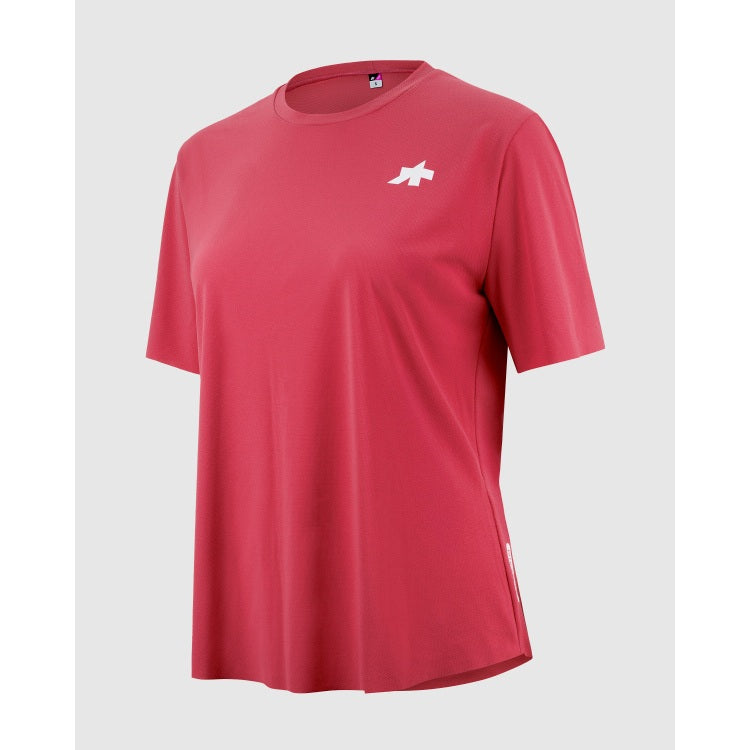 ASSOS TACTICA POST RIDE T5 Damestrui met korte mouwen Berry