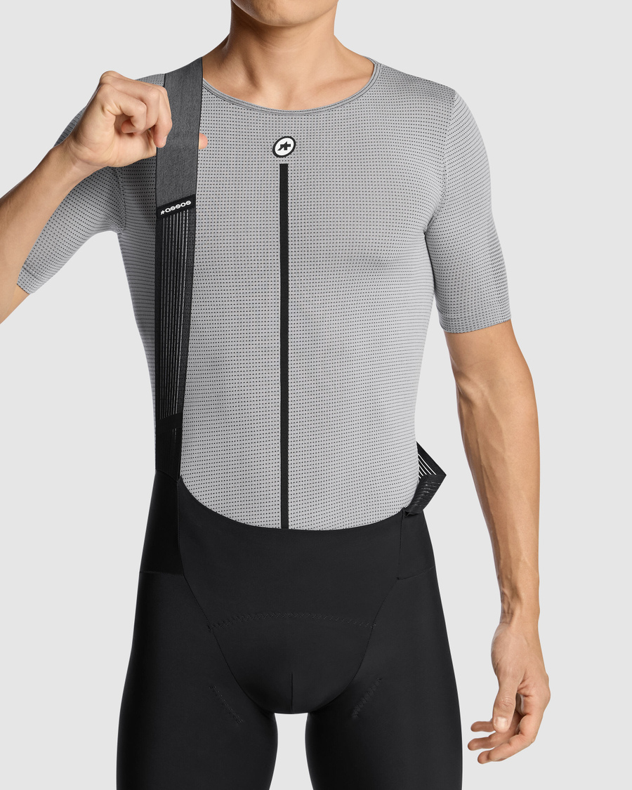 ASSOS NS SKIN LAYER P1 Korte Mouw Ondergoed Grijs