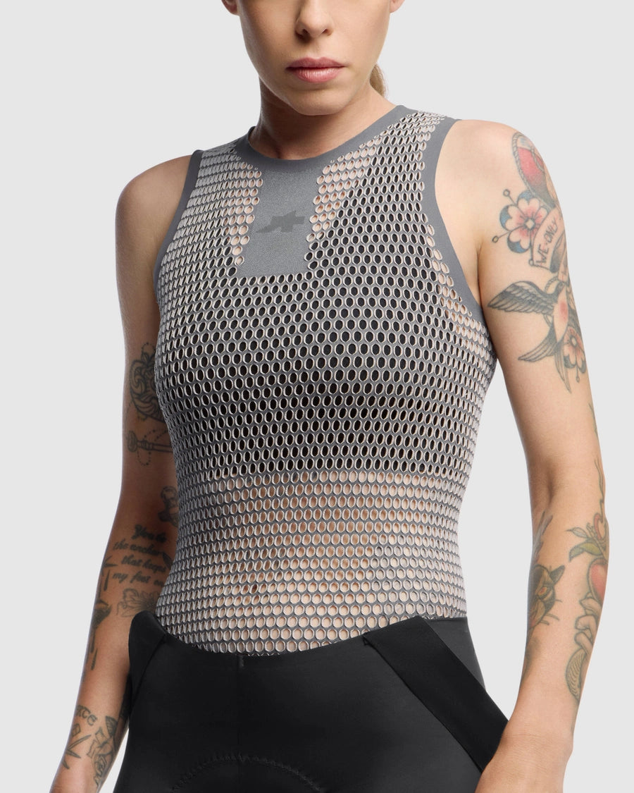 ASSOS EQUPE NS SKIN P1 Mouwloos Ondergoed Grijs