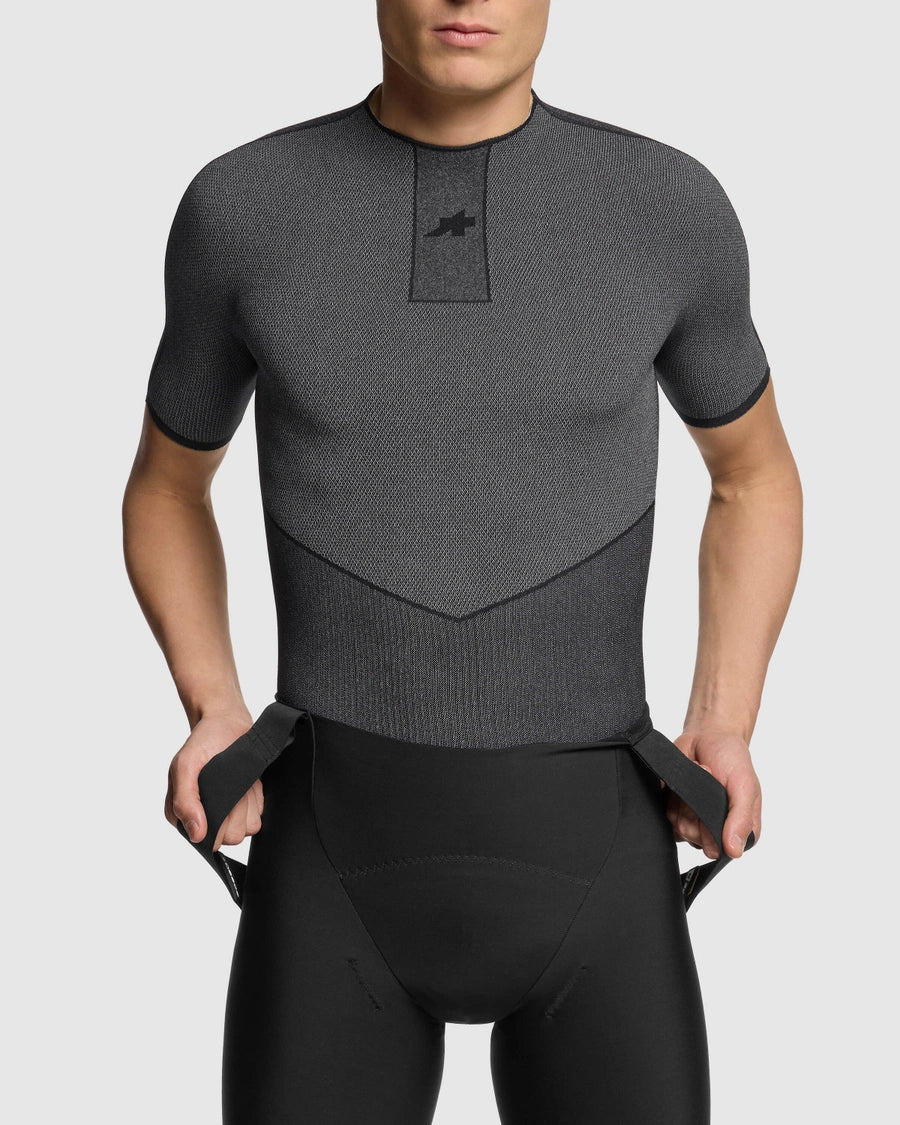 ASSOS EQUIPE SPRING FALL P1 Ondershirt met Korte Mouwen Zwart