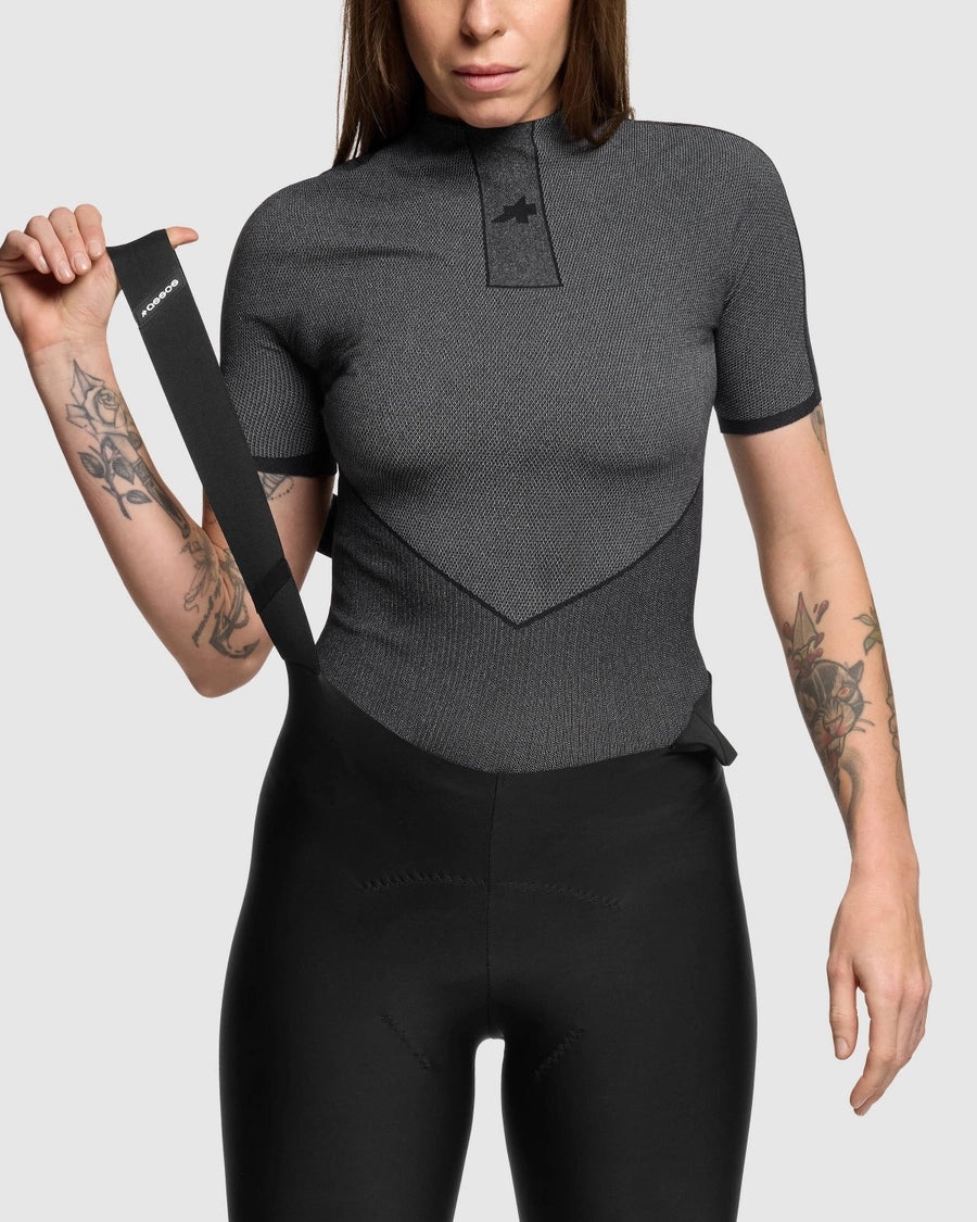 ASSOS EQUIPE SPRING FALL P1 Ondershirt met Korte Mouwen Zwart