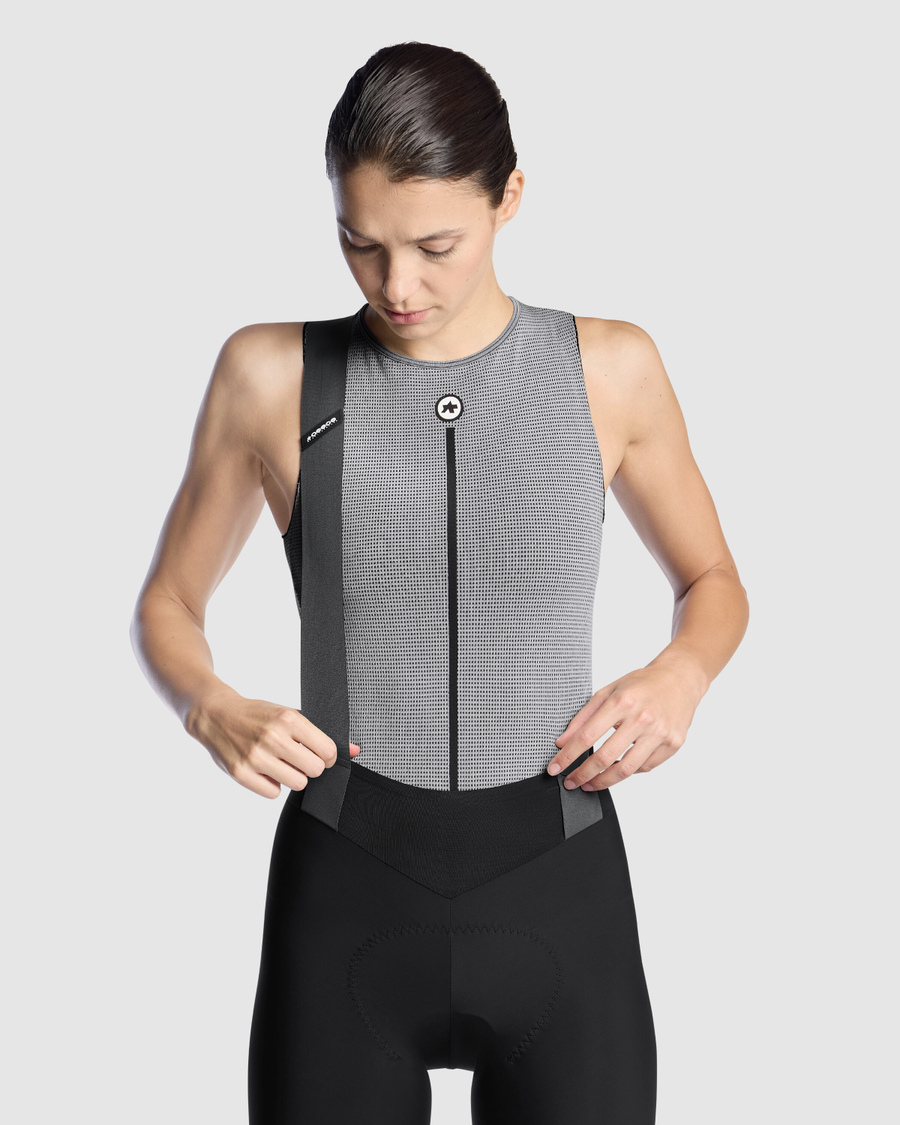 ASSOS NS SKIN LAYER P1 Mouwloos Ondergoed voor dames Grijs