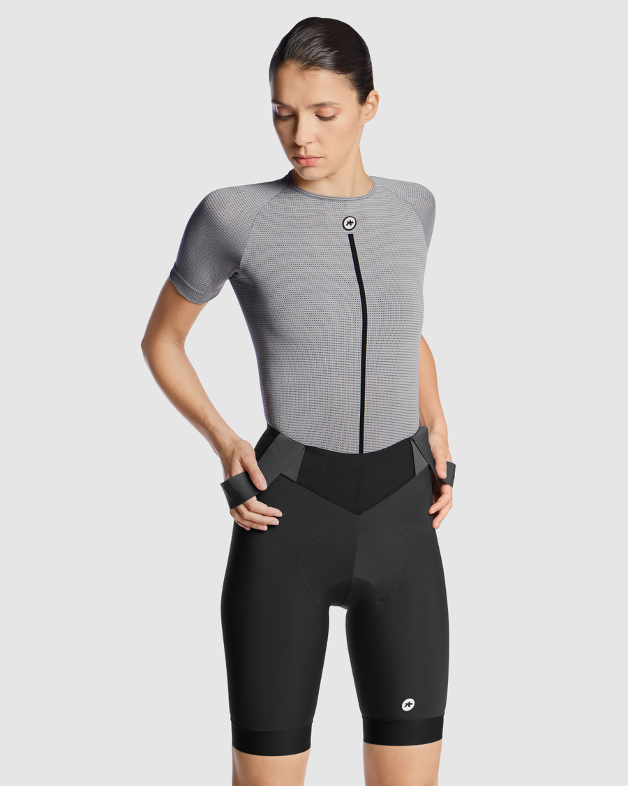 ASSOS NS SKIN LAYER P1 Ondergoed met korte mouwen voor dames Grijs