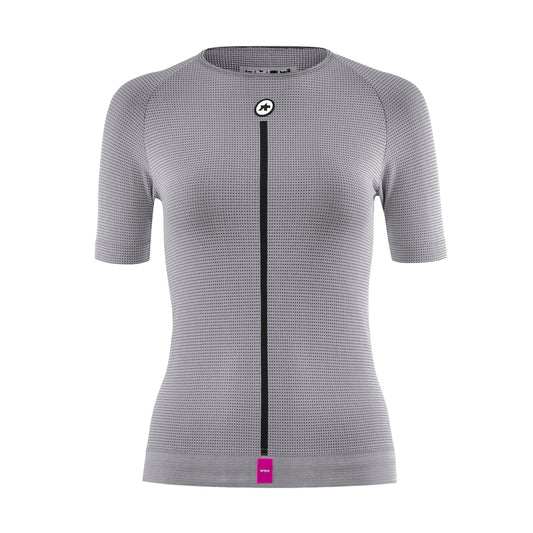 ASSOS NS SKIN LAYER P1 onderkleding met korte mouwen voor dames, grijs