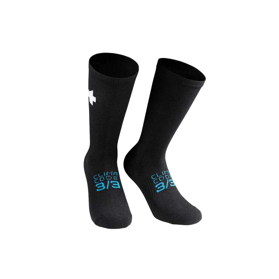 Sokken ASSOS WINTER Zwart