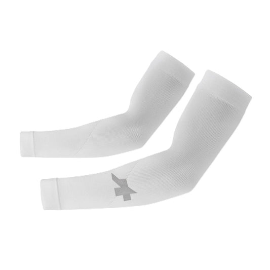 ASSOS ZOMER ARM UV BESCHERMER P1 Witte Mouwen