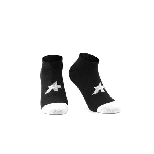 ASSOS RS SUPERLEGER LOW sokken, zwart