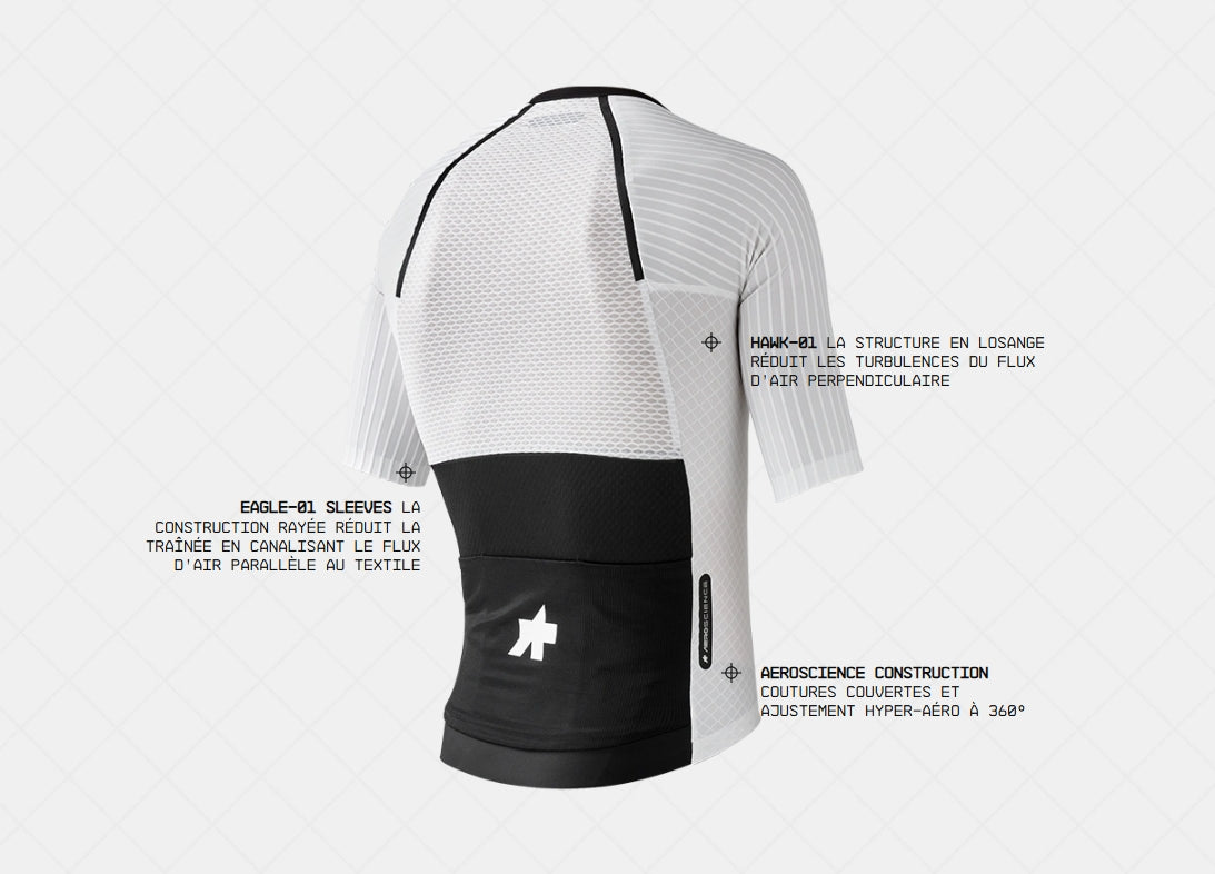 ASSOS EQUIPE RSR BOLIDE Trui Wit