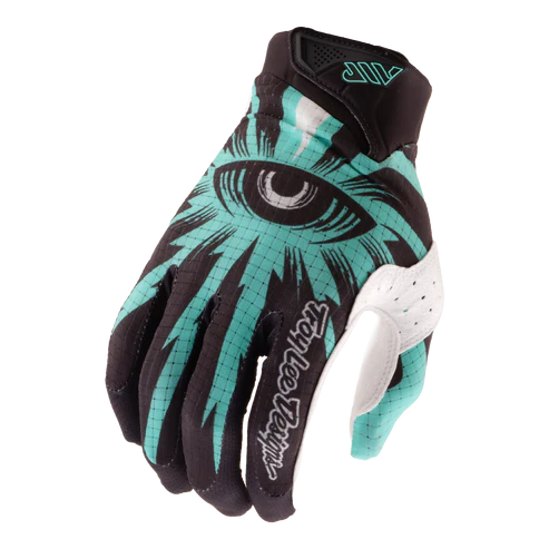 TROY LEE DESIGNS AIR CYCLOPS Carbon/Real Teal Handschoenen