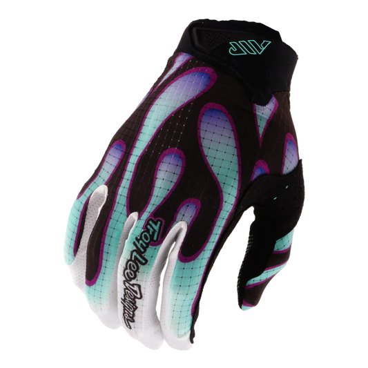 TROY LEE DESIGNS AIR OVERSPRAY Junior Handschoenen Zwart/Real Teal