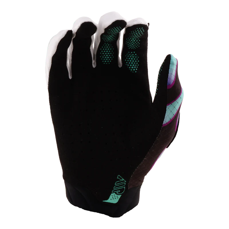 TROY LEE DESIGNS AIR OVERSPRAY Junior Handschoenen Zwart/Real Teal
