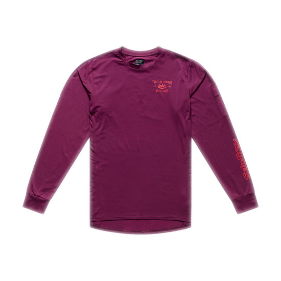 TROY LEE DESIGNS RUCKUS RIDE LOCKDOWN Lange Mouw Jersey Sangria
