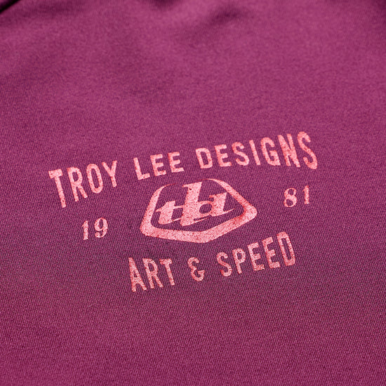 TROY LEE DESIGNS RUCKUS RIDE LOCKDOWN Lange Mouw Jersey Sangria