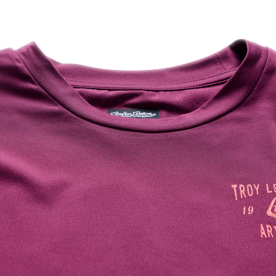 TROY LEE DESIGNS RUCKUS RIDE LOCKDOWN Lange Mouw Jersey Sangria