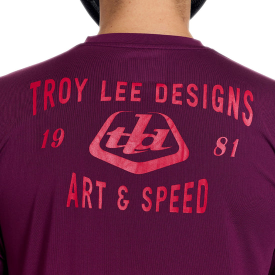 TROY LEE DESIGNS RUCKUS RIDE LOCKDOWN Lange Mouw Jersey Sangria